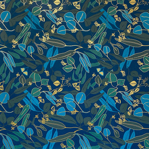 Eucalif Wallpaper in Teal by Justina Blakeney® - Surestrip